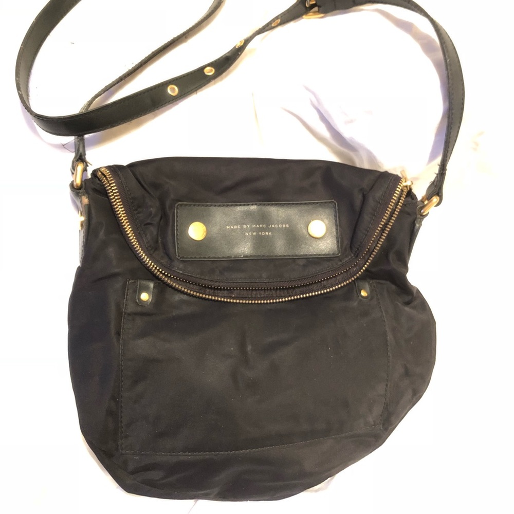 Marc by Marc Jacobs Black Nylon Natasha Crossbody